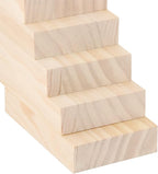 LEXININ 10 PCS Unfinished Wood Blocks, Whittling Blocks - Image 3