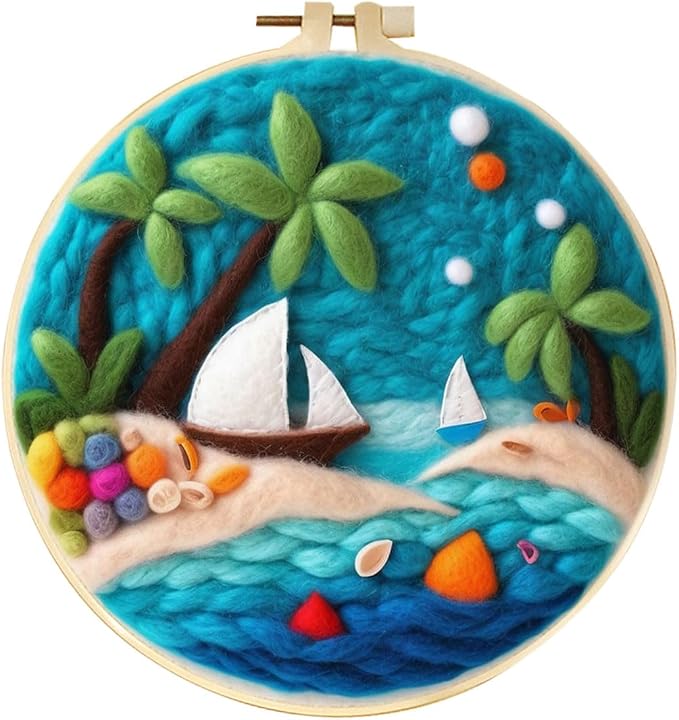 CaptainCrafts DIY Needle Felting Starter Kit by CaptainCrafts