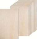 12 Pack Basswood Sheets for Crafts-12 x 24 x 1/8 Inch- 3mm Thick Plywood Sheets by AWIZOM