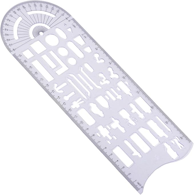 Geometric Drawing Ruler Accident Symbols Drawing Template Measuring by rockible