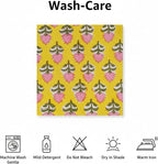 E-Tailor® Hand-Block Printed Pre-Cut Floral Cotton Fabric - Image 6
