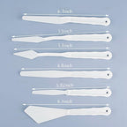 AUEAR, 5 Sets 30 Pack Plastic Spatula Palette Knives, 6 Styles - Image 6