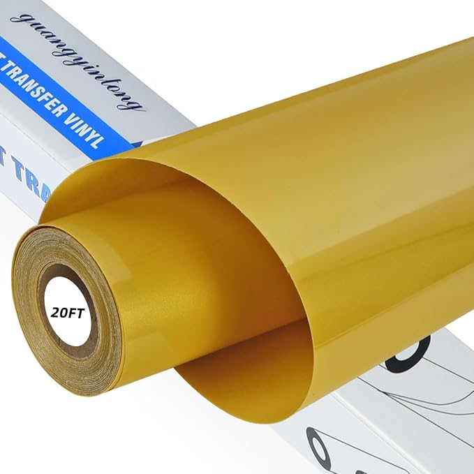 guangyintong Heat Transfer Vinyl Gold HTV Rolls, Glossy Surface HTV Vinyl by guangyintong