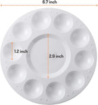 Mr. Pen- Round Paint Tray Palettes, 4 Pack | Plastic White Palettes - Image 3