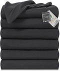Lavisun Full Flat Sheets 6 Pack, Soft & Breathable Bulk Sheets by Lavisun