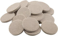 SOFTTOUCH 1 1/2" Round Heavy Duty Felt Furniture Pads for Hardwood, Beige (24 Pack)