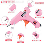 BLEDS 8 Pack Mini Hot Glue Guns, 50 Sticks Kit - Image 2