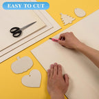 AWIZOM 6 Pack Basswood Sheets for Crafts-18 x 24 x 1/8 Inch- 3mm Thick Plywood - Image 5