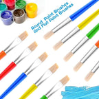 Anezus 30 Kids Paint Brushes Set - Image 6