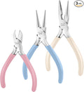 Mr. Pen- Pliers for Jewelry Making, 3 Pack, Chain Nose | Round Nose Pliers Set by MrPen