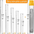 75 Pack Premium Large Eye Needles - Image 2