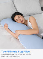 QUEEN ROSE Cooling Body Pillow, Full Body Support Pillow - Image 5