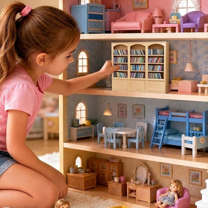 DIYDEC 500pcs Mini Books Miniatures Dollhouse Books - Image 6