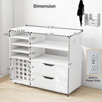 Craft Organization and Storage Cart Compatible - Image 2