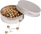 Tupalizy 100PCS 1/4 Inch Small Round Head Map Tacks Pins - Image 3
