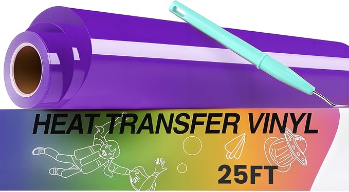 HTVRONT Purple HTV Roll Heat Transfer Vinyl by HTVRONT