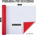 TORC Red Permanent Vinyl 12" x 14 FT Matte Red Adhesive Vinyl Roll Compatible - Image 2