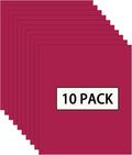FUNKAKA Rose Red HTV Heat Transfer Vinyl Sheets, 10 Sheets Sticky HTV Vinyl by FUNKAKA