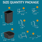 Peg Board Kit, Includes Pegboard and Accessories, - Image 3