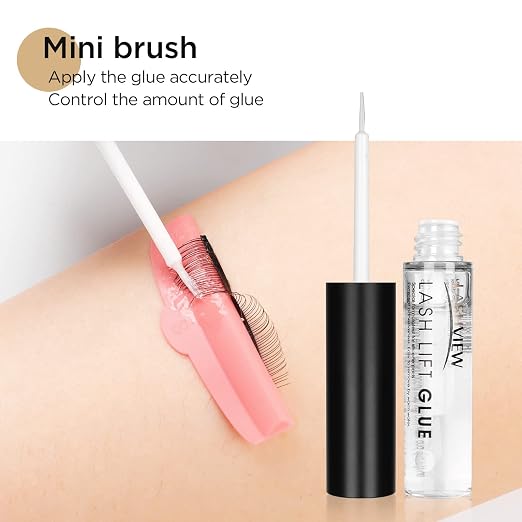 LASHVIEW Lash Lift Glue 2pcs, Eyelash Perm Adhesive, No Irritation and Odorless - Image 3