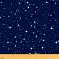 Feelyou Galaxy Upholstery Fabric by The Yard, Outer Space Starry Sky Outdoor by Feelyou