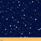 Feelyou Galaxy Upholstery Fabric by The Yard, Outer Space Starry Sky Outdoor by Feelyou