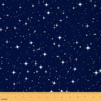 Feelyou Galaxy Upholstery Fabric by The Yard, Outer Space Starry Sky Outdoor by Feelyou