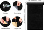CHIHUT Black Self Adhesive Velvet Fabric Roll 12”x472” Creased Velvet Peel and - Image 8