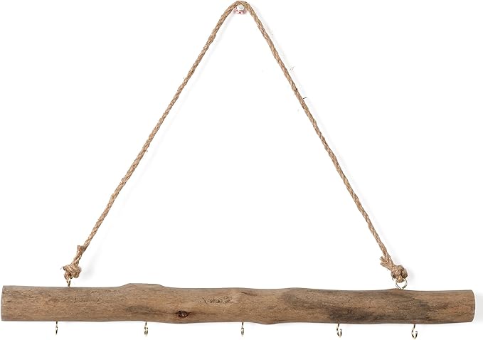 15-Inch Driftwood Wall Hanging Jewelry Hanger by Byher