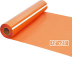 HTV Iron on Vinyl 12Inch by 25ft Roll HTV Heat Transfer Vinyl by HTVVETUR