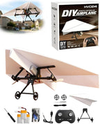 Rc Paper Airplane Motor Kit DIY Model Airplanes Launcher Construction Set by Hvcemi