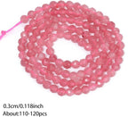 3mm 120pcs Strawberry Quartz Tiny Gemstone Beads - Image 3