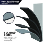 Pacific Arc Vinyl Board Cover. Self Healing and Stain Resistant Gray/White Sheet - Image 6