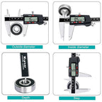 Kynup Digital Caliper, 8 Inch Micrometer Caliper Tool, Vernier Caliper Gages - Image 3