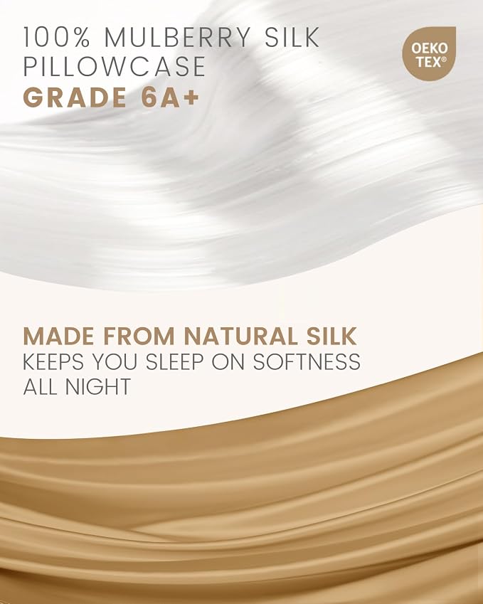 THXSILK Silk Pillowcase for Hair and Skin, 100% Mulberry Silk Bed Pillowcase - Image 2
