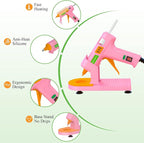 MONVICT Pink Hot Glue Gun Kit, Mini Glue Gun - Image 7