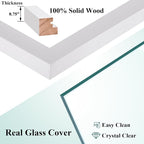 RPJC 5x7 Inch Picture Frame Made of Solid Wood High Definition Glass - Image 7