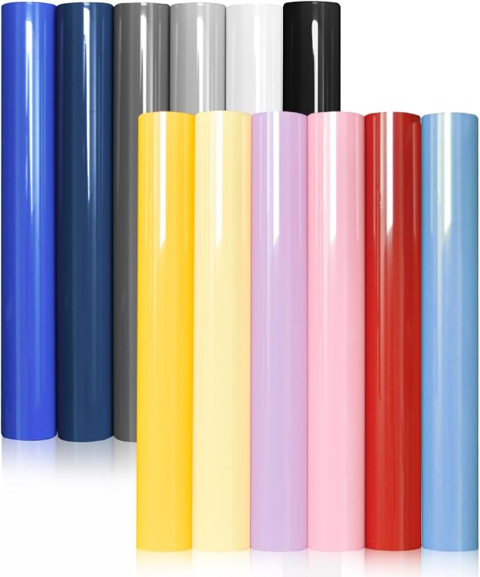 Heat Transfer Vinyl Sheets 12"x10" – PU & Glitter HTV - Image 2