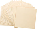 20 Pack Thin Wood Sheets, Plywood Sheets by Unknown