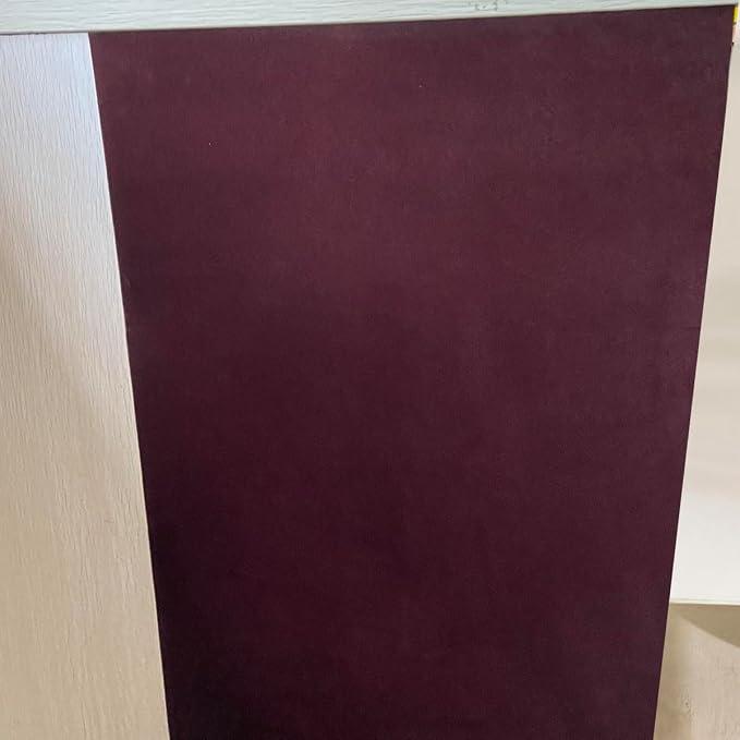 Adhesive Coffee Velvet Felt Fabric Liner Felt Drawer Liner Wallpaper - Image 5