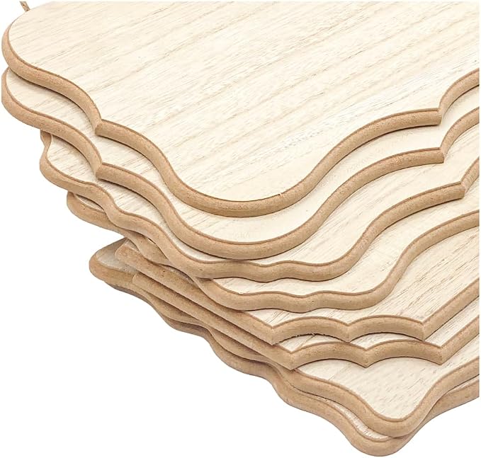 8 Pack Unfinished Wood Signs - Image 6