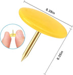 Thumb Tacks 400-count, Colors Plastic Roundness Push Pins Decorative Tacks - Image 3