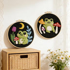 INFUNLY 2 Pack Cute Frog Punch Needle Kit - Image 2