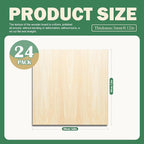 24 Pack 12"x12"Basswood Sheets 1/8", 3mm Basswood - Image 3