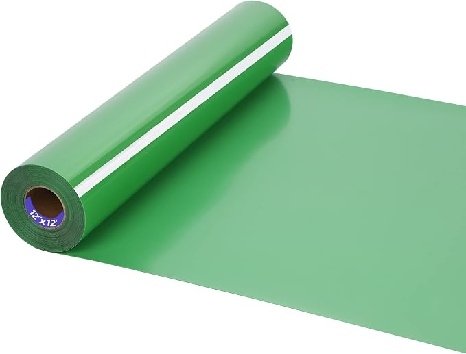 HTV Iron on Vinyl 12Inch by 12ft Roll HTV Heat Transfer Vinyl by HTVVETUR