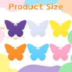 Ireer 48 Pcs Large Foam Butterfly Cutouts 6 Inch Colorful Spring Bulletin Board - Image 2