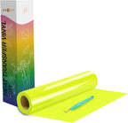 HTVRONT Heat Transfer Vinyl Neon Yellow HTV Rolls, Heat Transfer Vinyl by HTVRONT