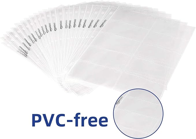 Amazon Basics Plastic Business Card Organizer Sleeves - Image 2
