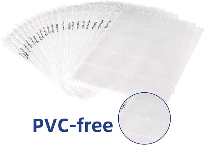 Amazon Basics Plastic Business Card Organizer Sleeves - Image 2