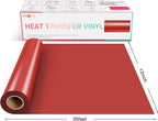 HTVRONT Heat Transfer Vinyl Red HTV Vinyl Rolls - Image 7